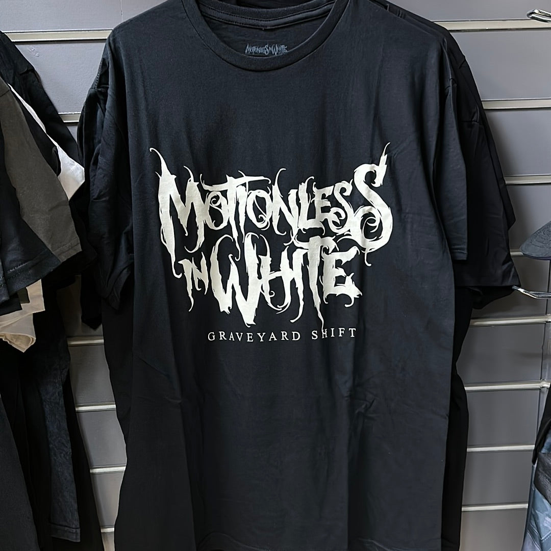 Motionless In White Graveyard Shift Shirt Size Medium