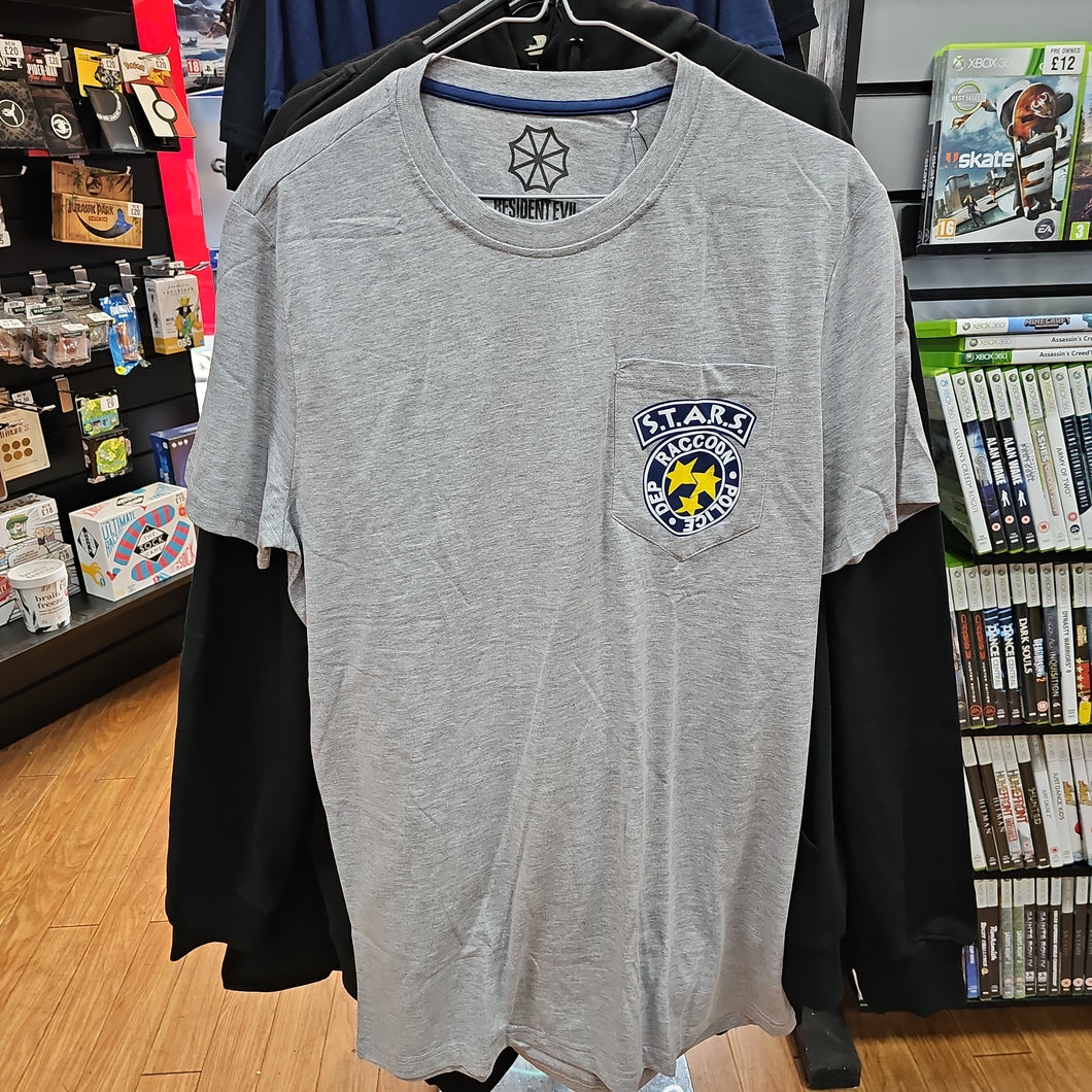 Resident Evil - Stars Pocket T-Shirt - Large