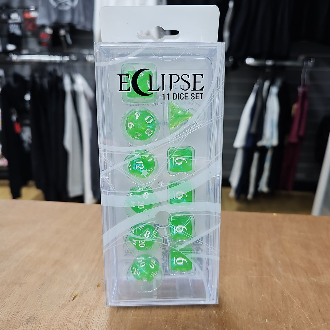 Ultra Pro Eclipse 11 Dice Set - Lime Green