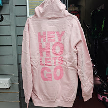 Load image into Gallery viewer, Ramones - Hey Ho Seal Pink Hoodie - Large
