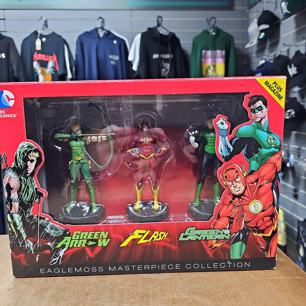 DC Comics - Green Arrow / Flash / Green Lantern Figures