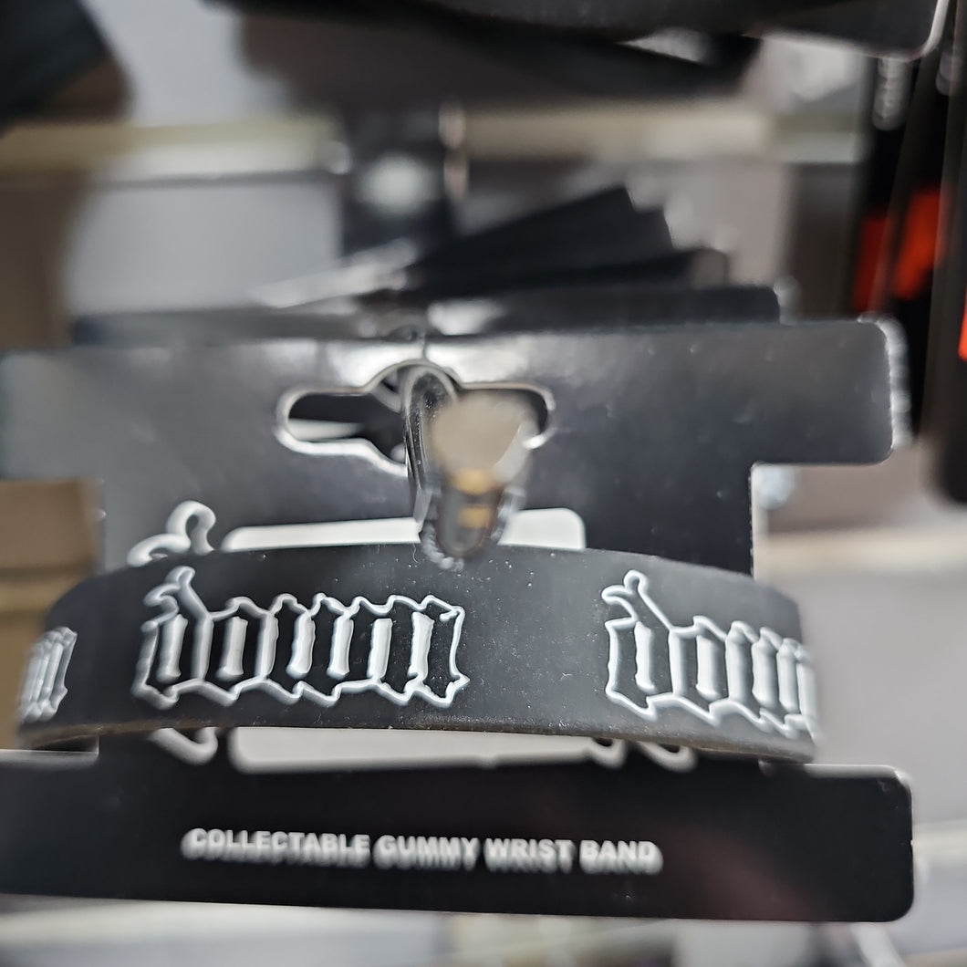 Down - Logo Gummy Wristband