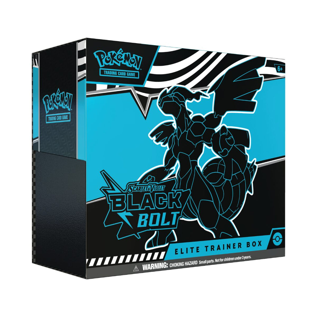 PRE-ORDER - Pokemon TCG: Scarlet & Violet 10.5 - Black Bolt - Elite Trainer Box Zekrom
