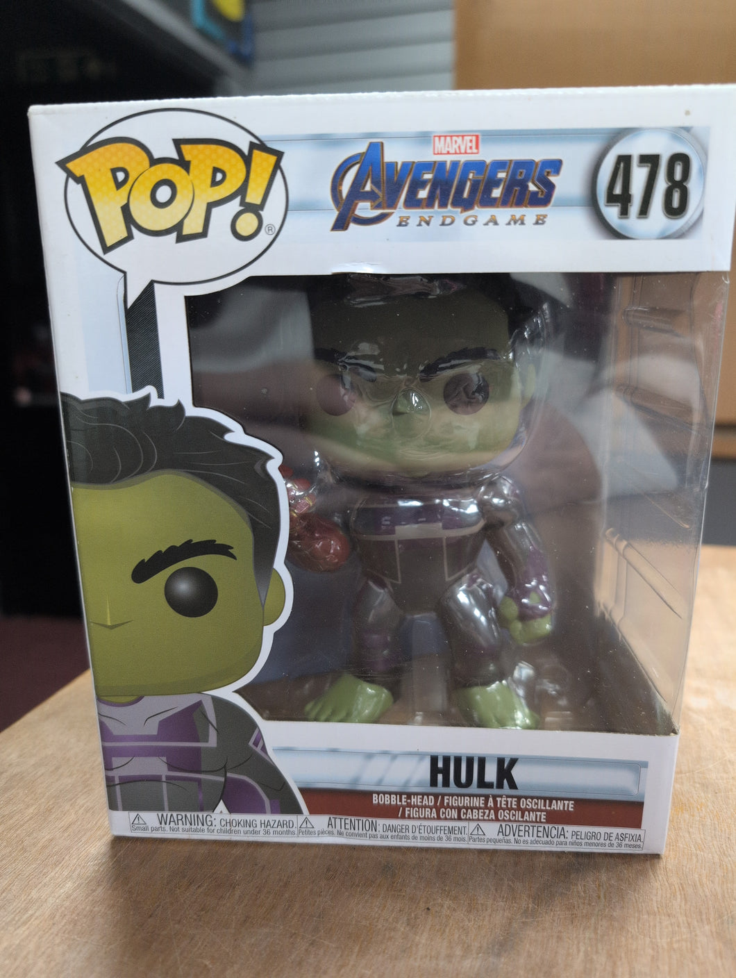 Avengers Endgame - Hulk With Gauntlet Pop Vinyl