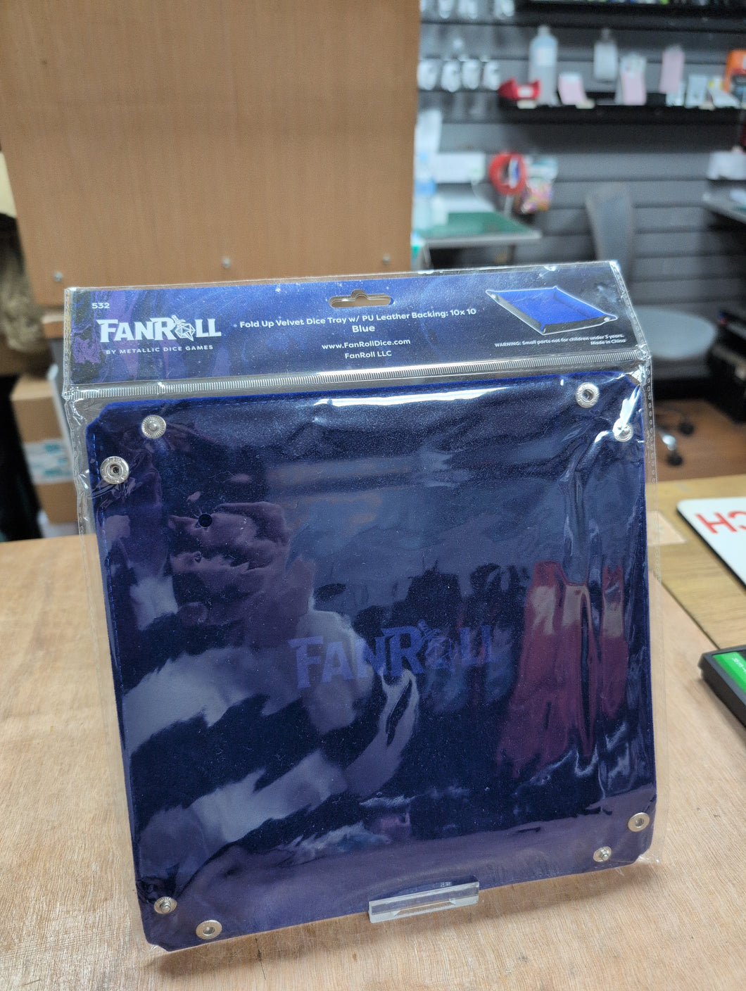 FanRoll Dice Tray - Blue