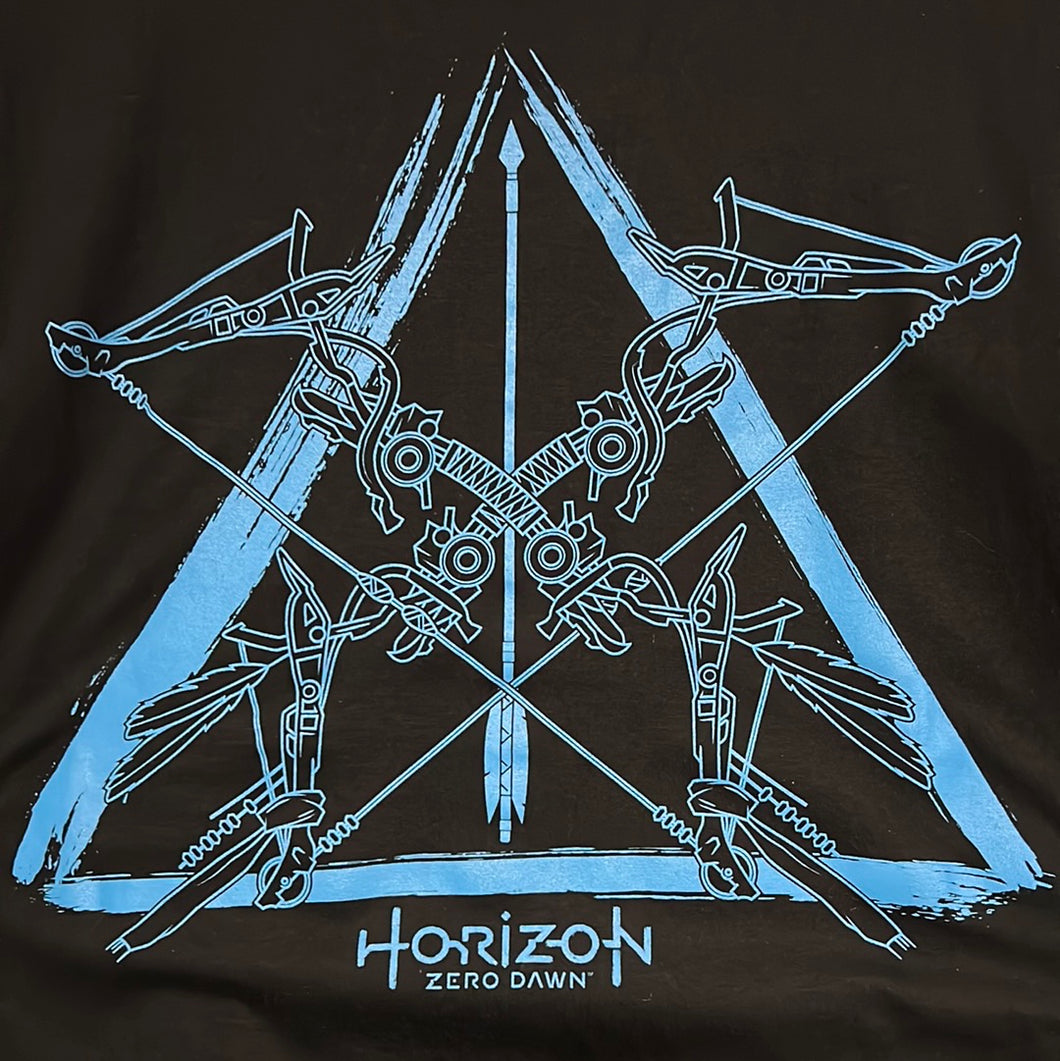 Horizon Zero Dawn Blue Logo T-Shirt - Small