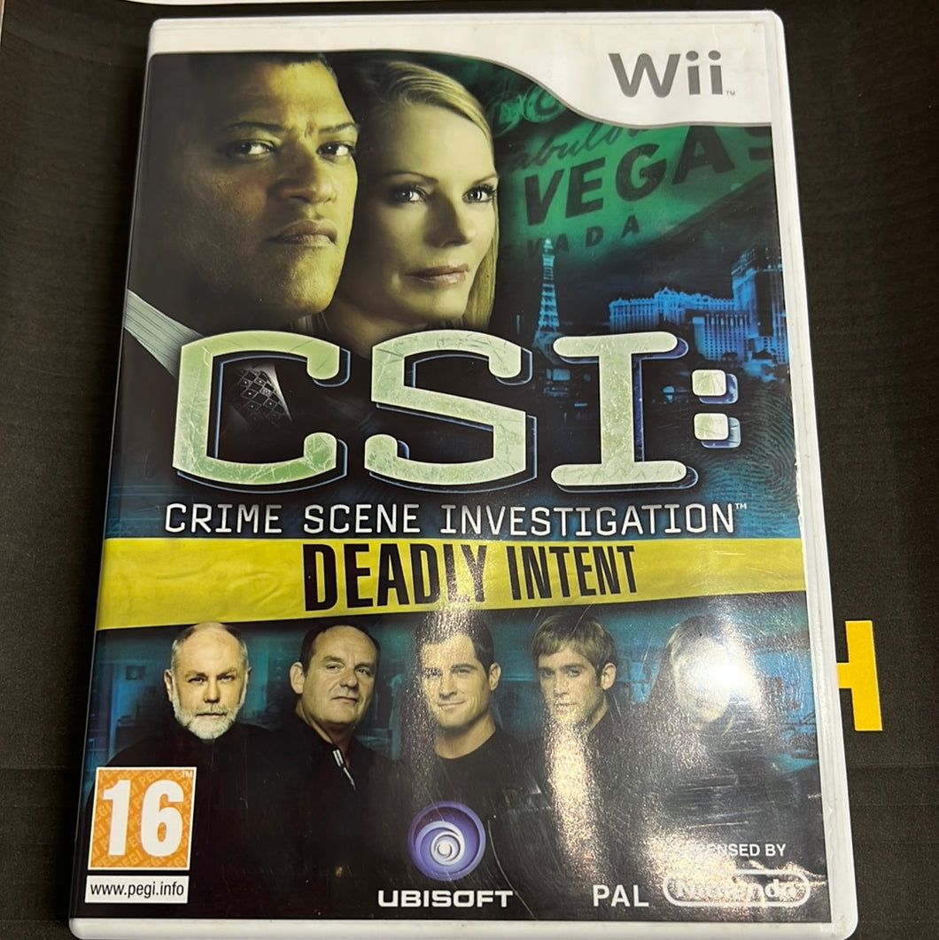 CSI: Deadly Intent