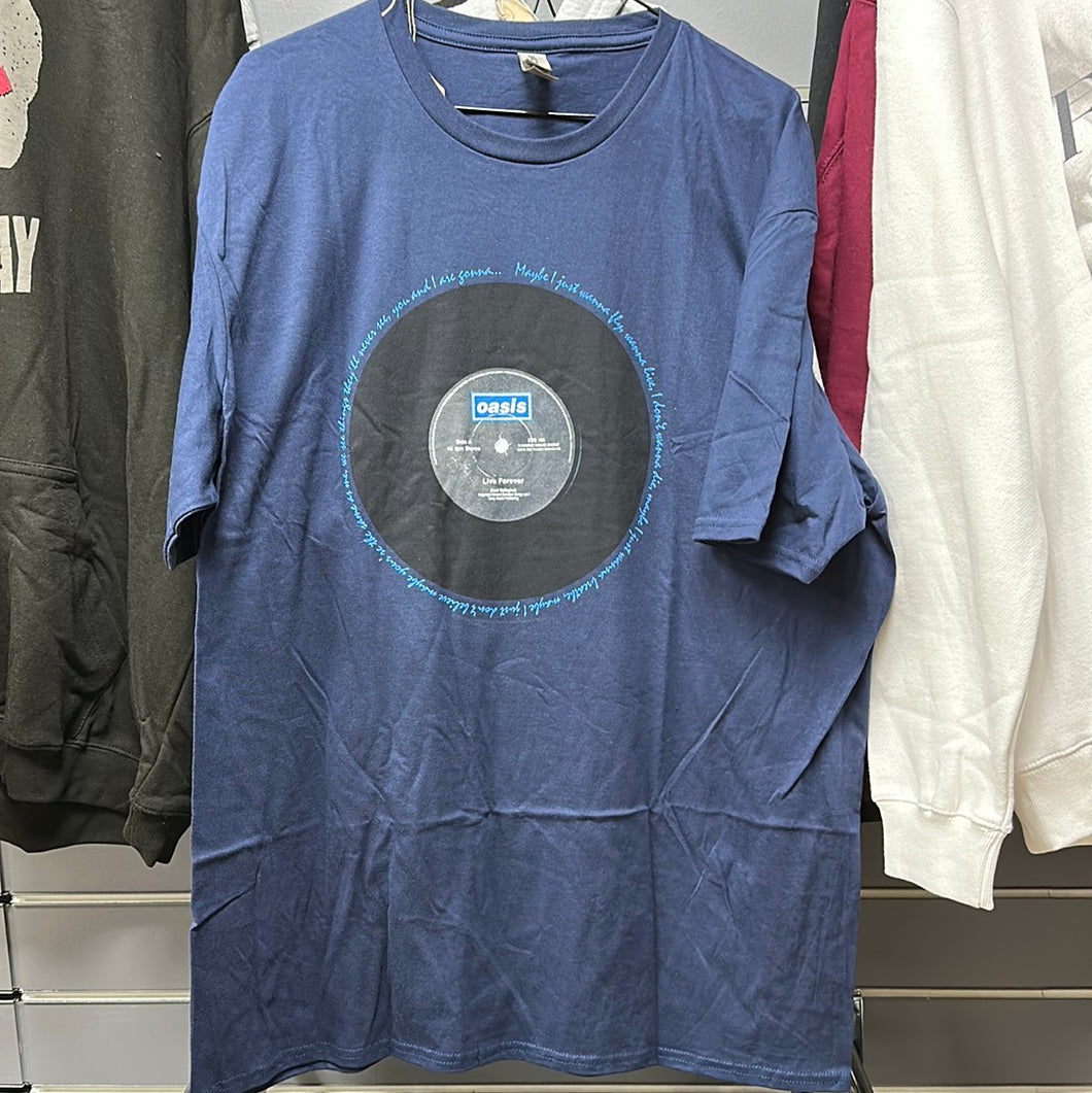Oasis - Live Forever Single T-Shirt - Large