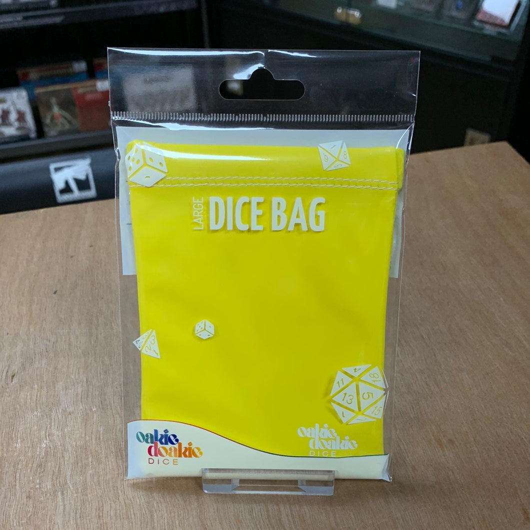 Oakie Doakie Dice Bag Yellow - Large