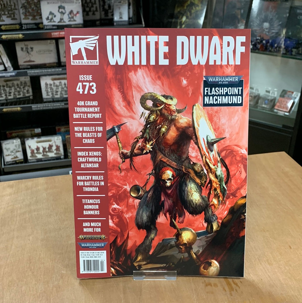 Warhammer White Dwarf Monthly Magazine